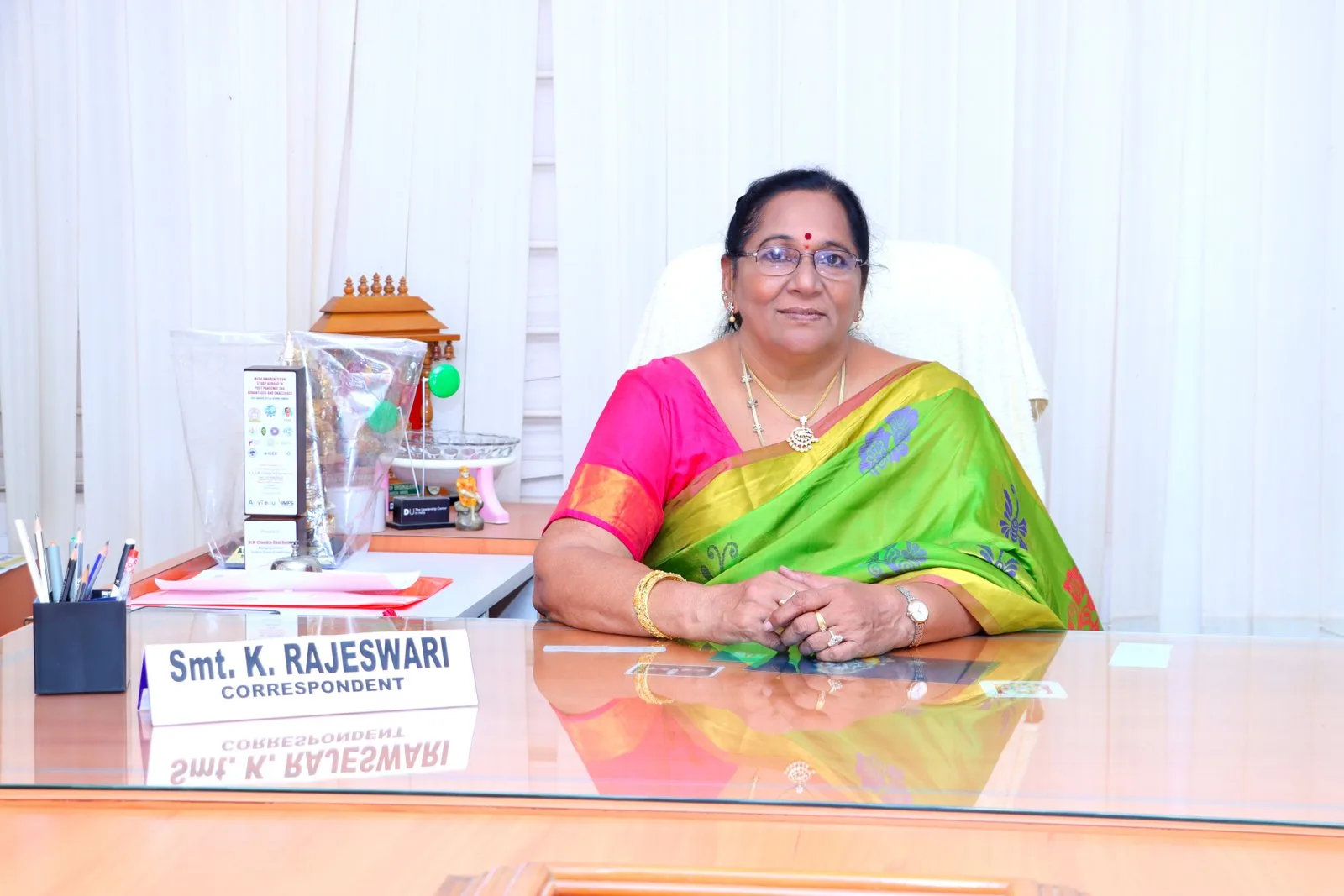 Smt. K. Rajeswari, Correspondent