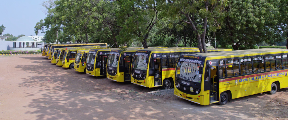 K.S.R.M. college bus fleet
